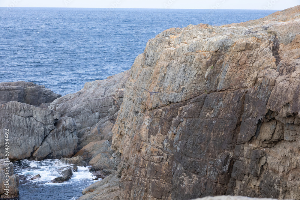 rocks and sea