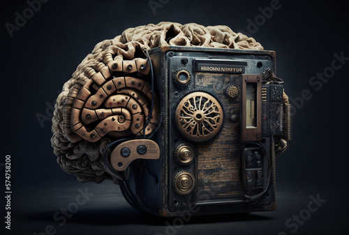 abstract brain a circuit bo...