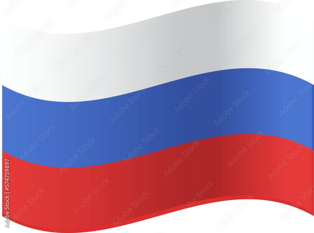 Flag of Russia. Vector image in EPS version 10 format. Flag of Russia. Vector image in EPS version 10 format.