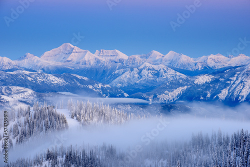 Snow Covered Mountains
