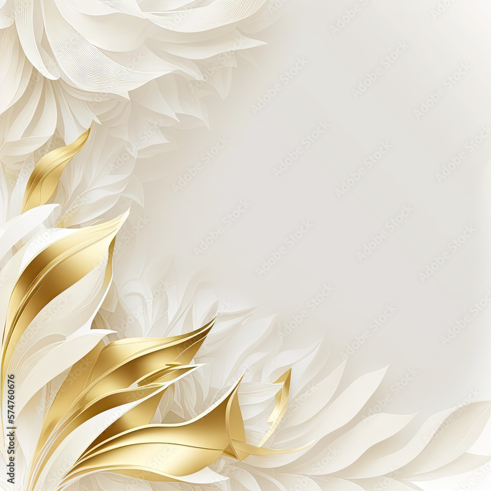 ภาพประกอบสต็อก Spring Summer nature flower plants white gold with empty