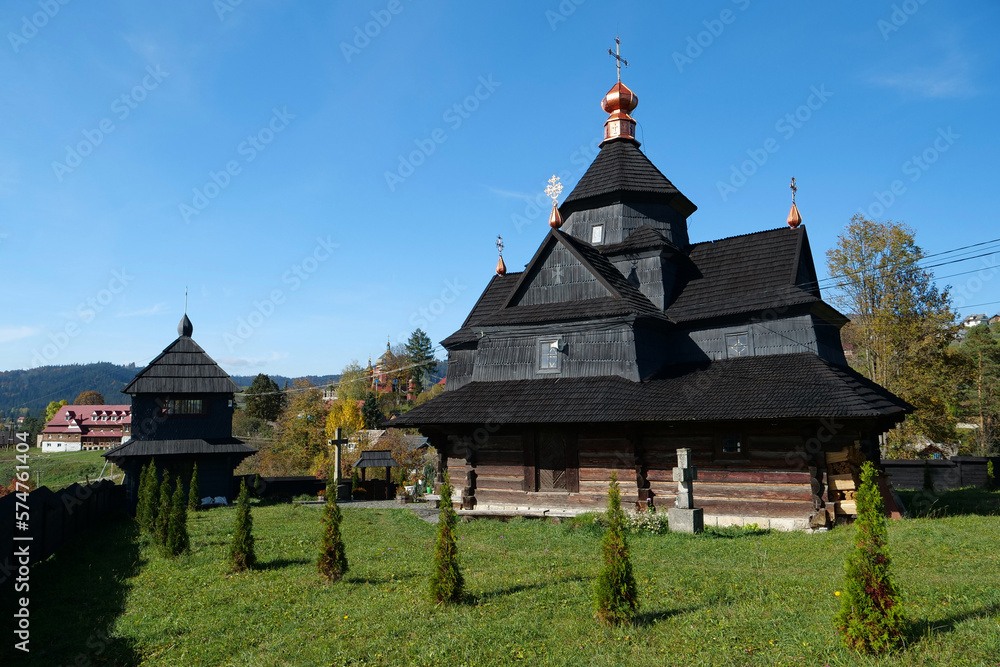 Church of Nativity of Blessed Virgin Mary, Vorokhta, Ukraine, Carpathians Church of Nativity of Blessed Virgin Mary, Vorokhta, Ukraine, Carpathians