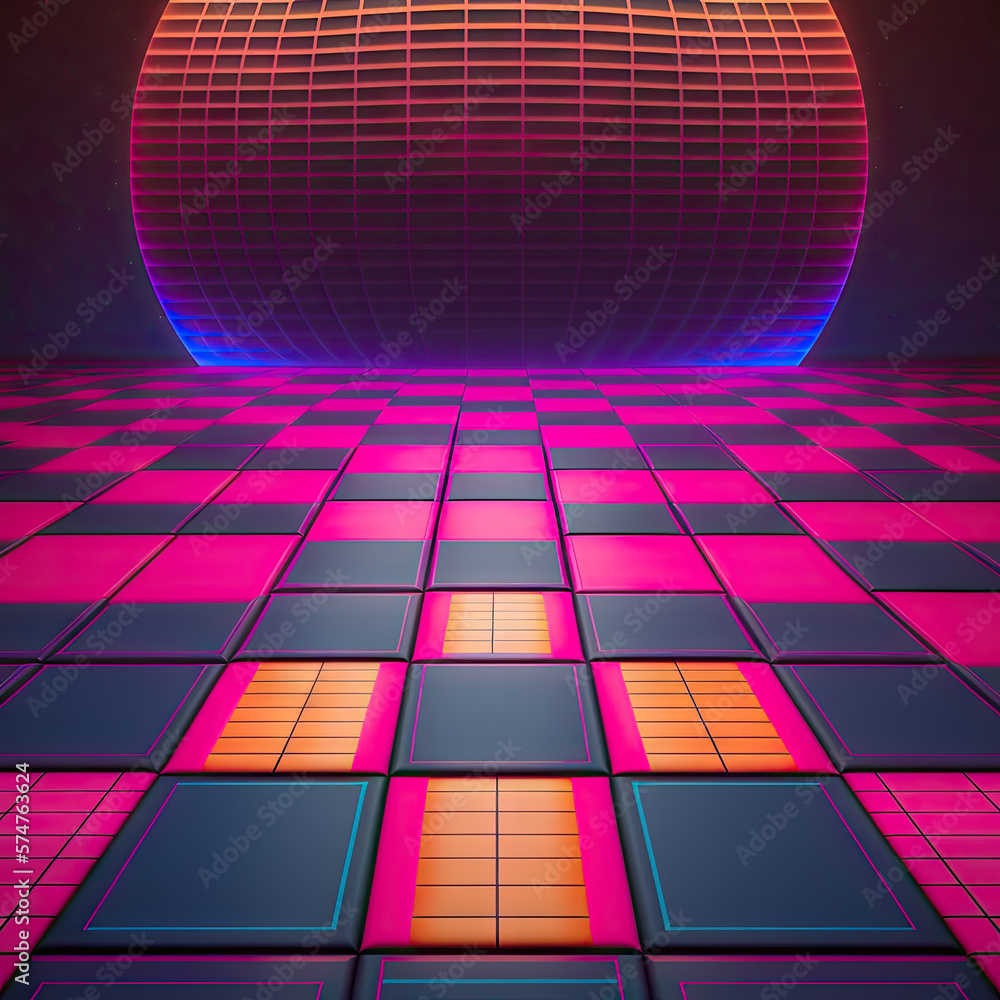 80s 90s Retro Wave Background Wallpaper - 80s Background textures - 80s