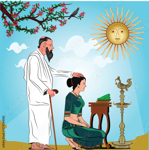 National Oil Anointing Ceremony- Sri Lanka Traditional Sinhala and Tamil New Year Celebrations - 