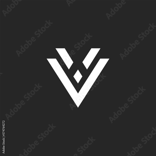 modern VV logo designs