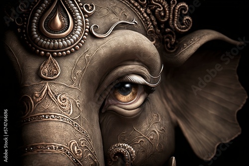 Lord Ganesha, generative AI photo