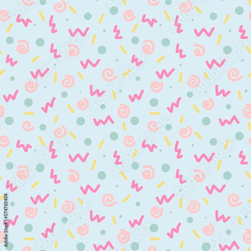 seamless pattern in pastel colors, abstraction