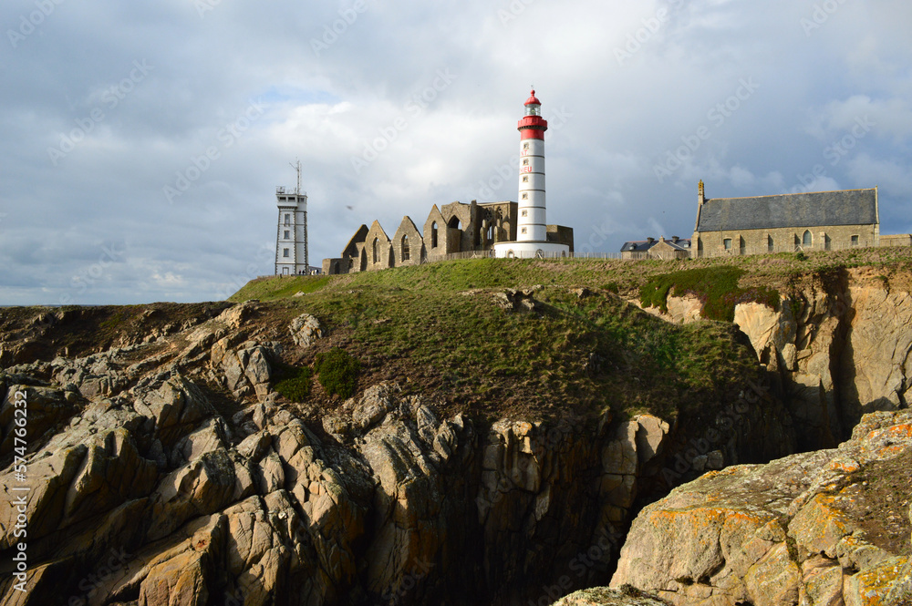 Obraz premium pointe saint mathieu finistere bretagne