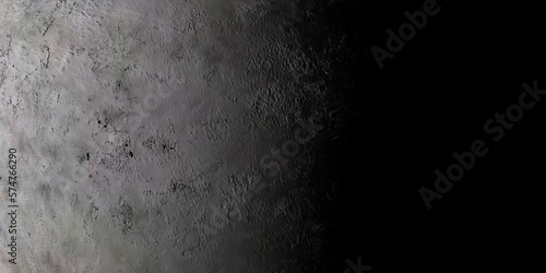 Tela Surface of natural satellite of Neptune Triton. 3d render