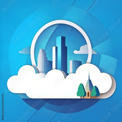 A City in the cloud