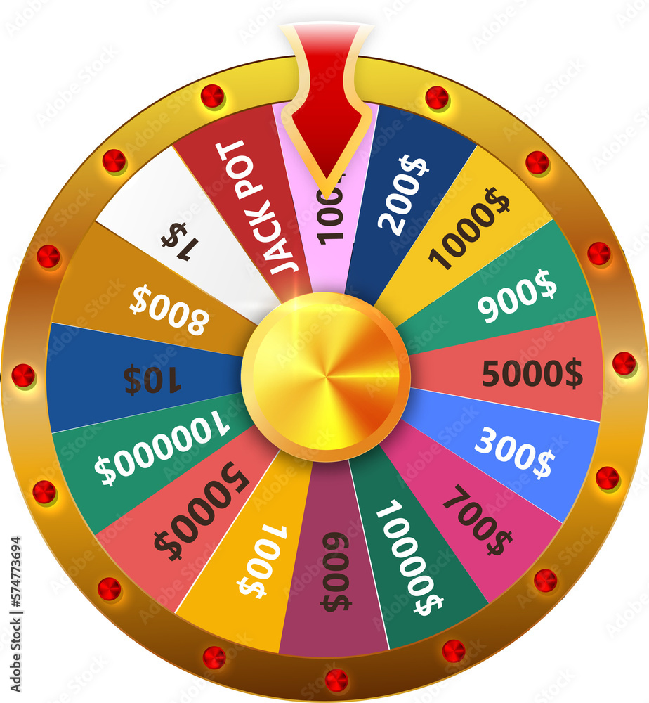 Fortune wheel for gambling and lottery win concept. Wheel fortune for game and win jackpot. Fortune wheel for gambling and lottery win concept. Wheel fortune for game and win jackpot.