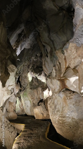 Stalactite cave Cueva del Indio in Valle de Viñales, Cuba Caribbean photo