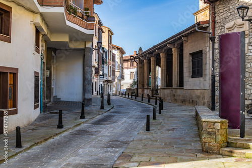Calle del municipio de Plencia