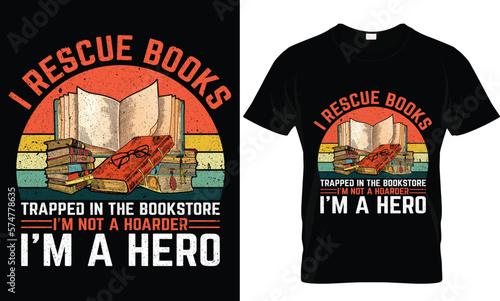 Reading T Shirt Design,  book vintage t-shirt design, book t-shirt design, Book t-shirt design, Vintage book t-shirt design vector, Typography book t-shirt design, Best book reading.