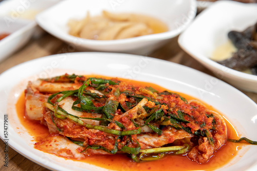 South Korea traditional food Kimchi