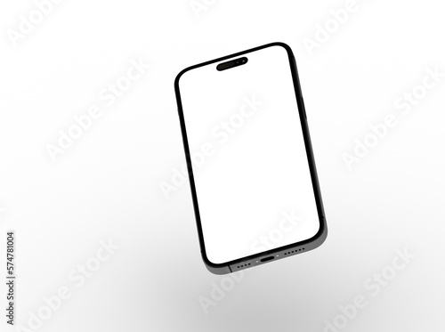Mockup - realistic smartphone template mockup for user experience presentation