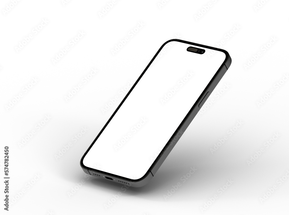 Mock up of smartphone - 3d rendering Mock up of smartphone - 3d rendering