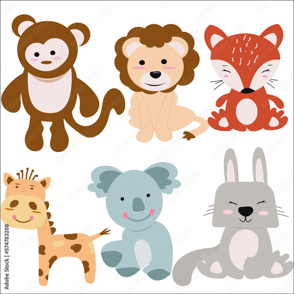 set of animals set of animals