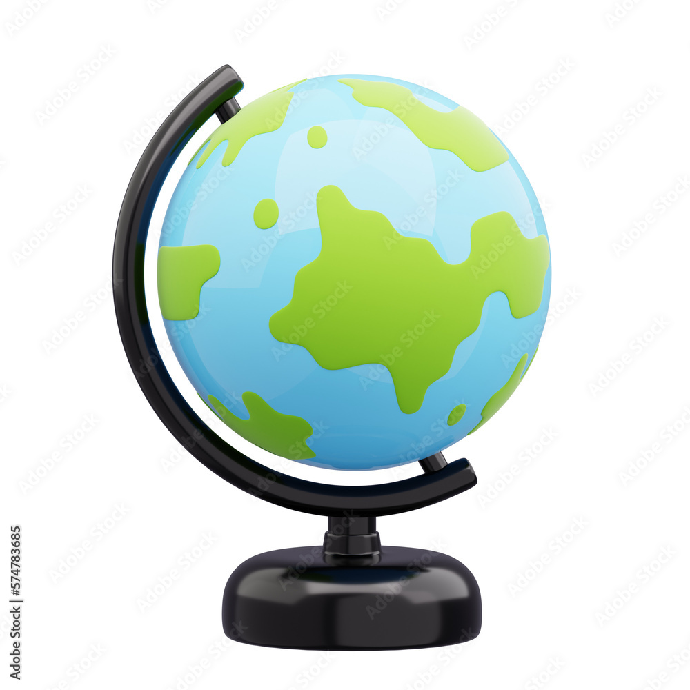 3D rendering education school icon 3D rendering education school icon