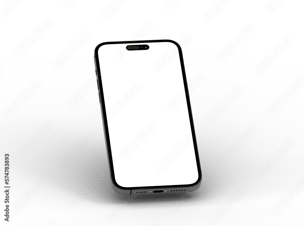 Mockup - smartphone With Blank Screen in 3d Mockup - smartphone With Blank Screen in 3d