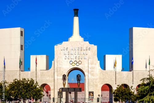 Fotografie, Tablou Los Angeles Memorial Coliseum