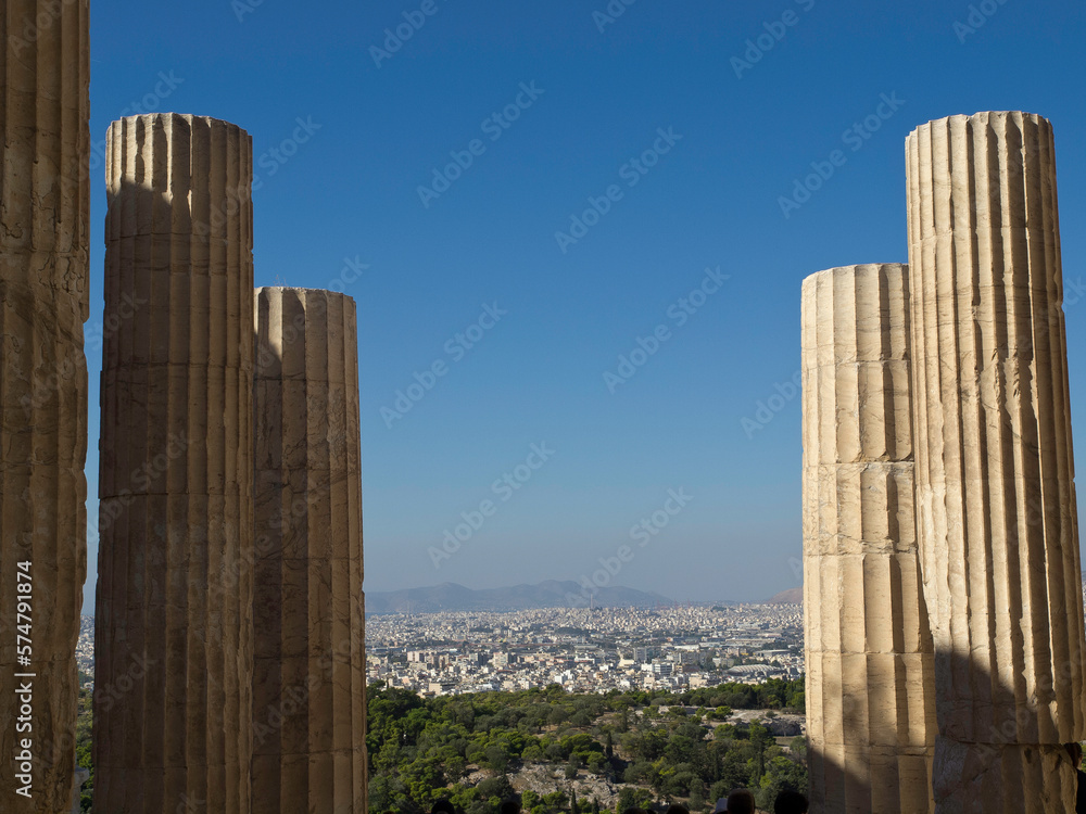 Athen und die Akropolis in Griechenland