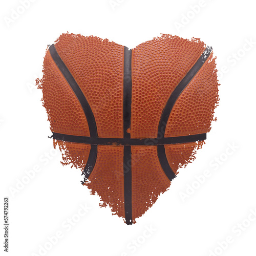 jagged edge basketball heart