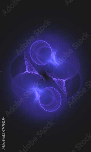 Bright neon symmetric abstract background.