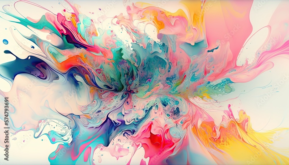 Colorful abstract desktop image 