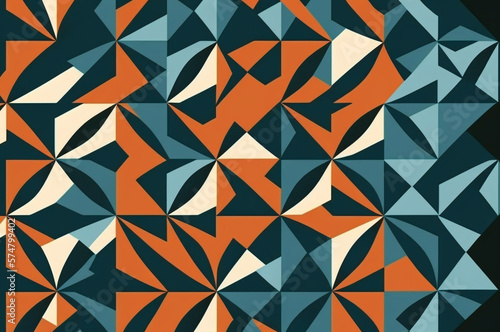Illustration about a geometric pattern