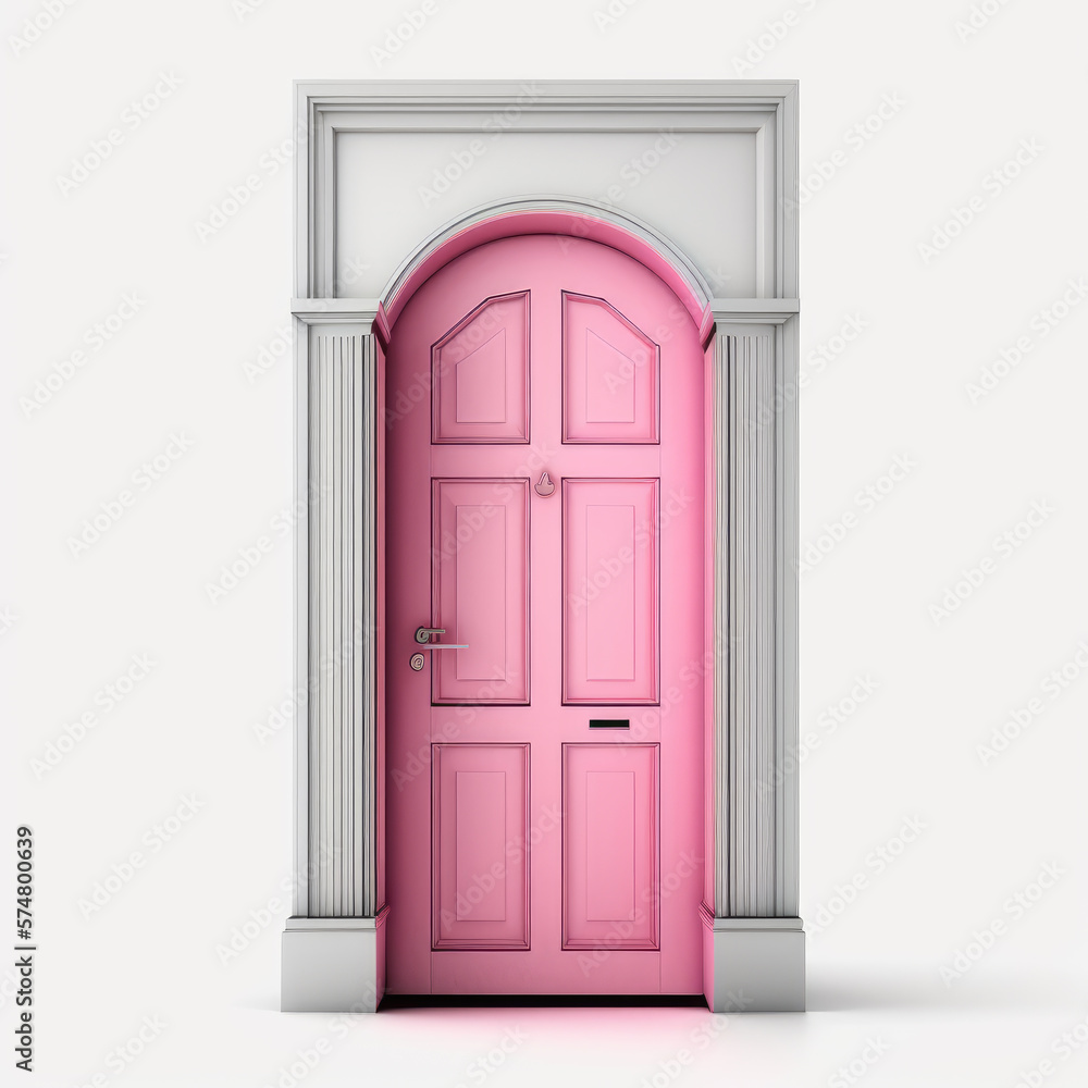 Pretty in Pink: Stylish Door in a Soft Blush Hue Pretty in Pink: Stylish Door in a Soft Blush Hue