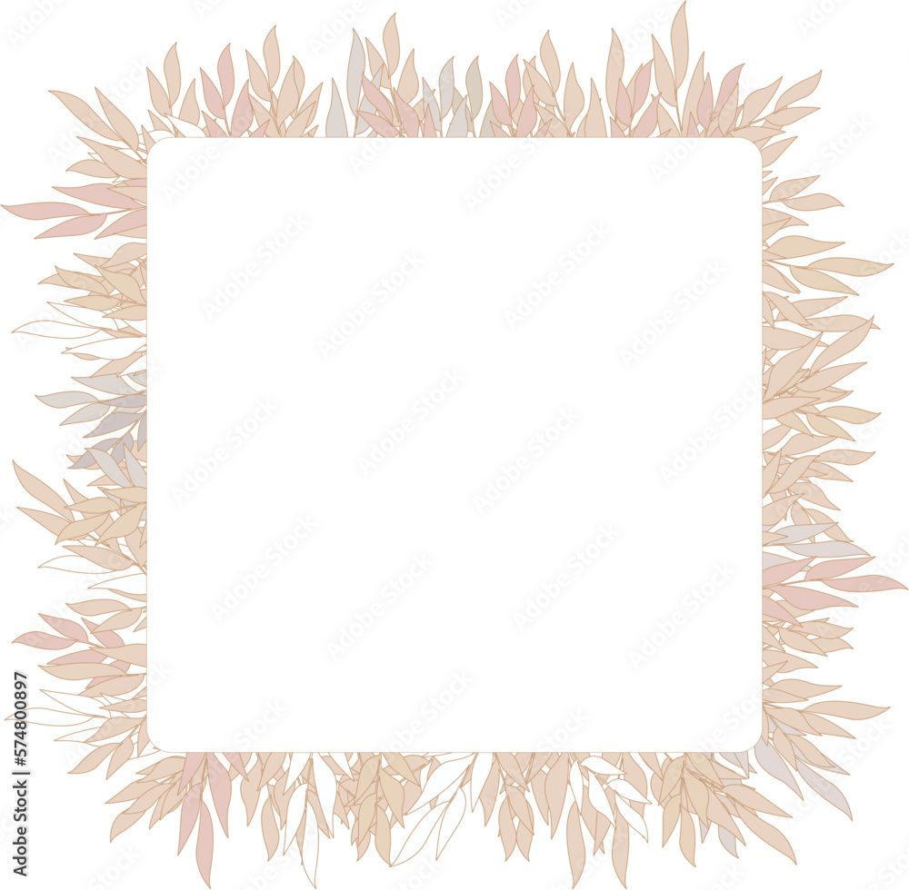 Herbal vector frame. Hand painted plants, branches, leaves on white background. Greenery botanical wedding invitation. Watercolor style. Natural card design. All elements are isolated and editable. Herbal vector frame. Hand painted plants, branches, leaves on white background. Greenery botanical wedding invitation. Watercolor style. Natural card design. All elements are isolated and editable.