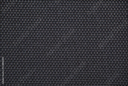Textura de neopreno de color negro visto de frente, superficie de neopreno, recubrimiento de neopreno.