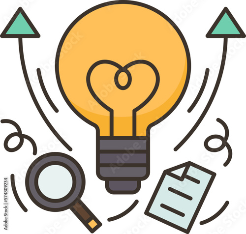analytical  icon