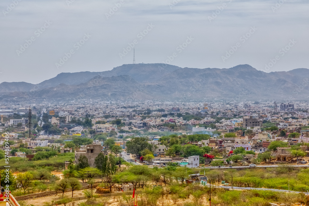 Ajmer city view India