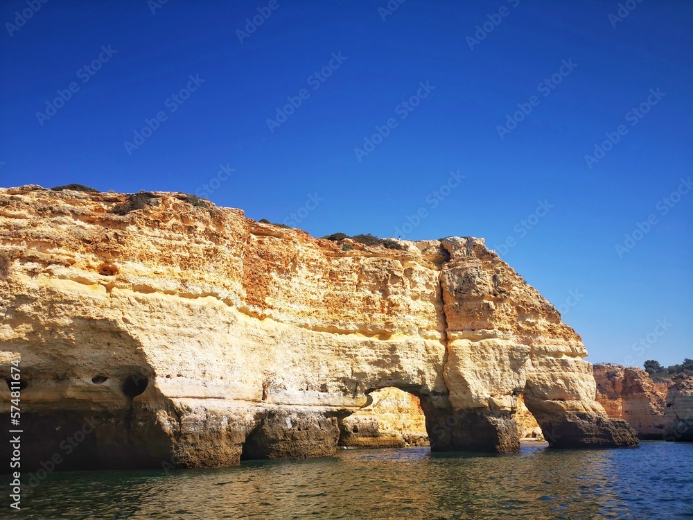 Sea cave in Algarve, Portugal