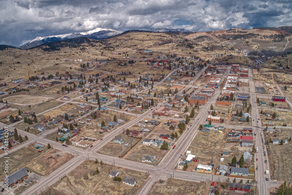 Cripple Creek is a tourist town in the Colorado Rockies on the Edge of Gold Mine