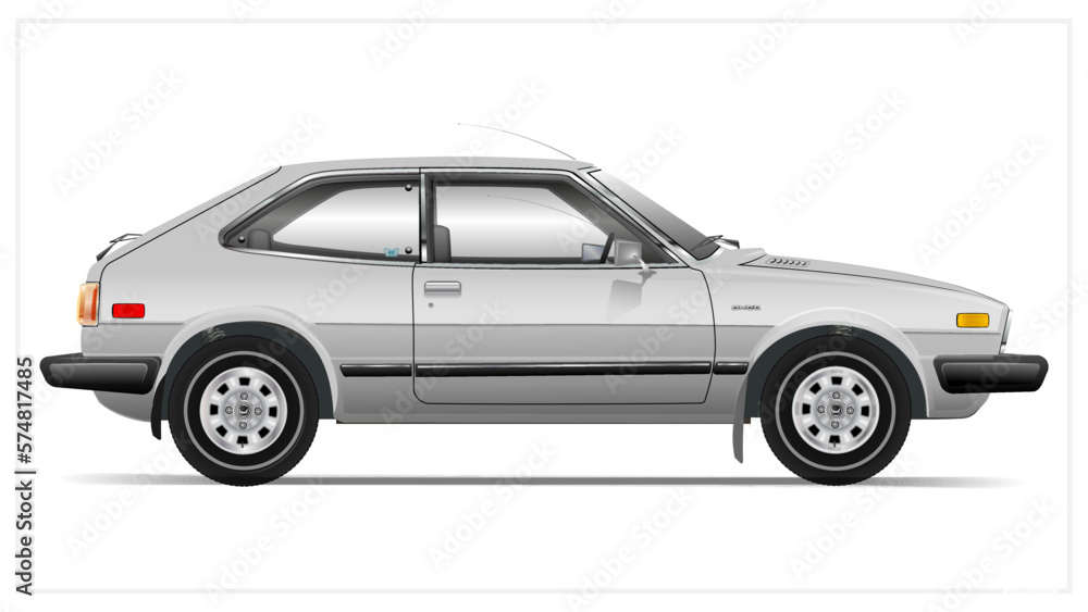 Foto 1970s Side Compact Japanese Hatchback