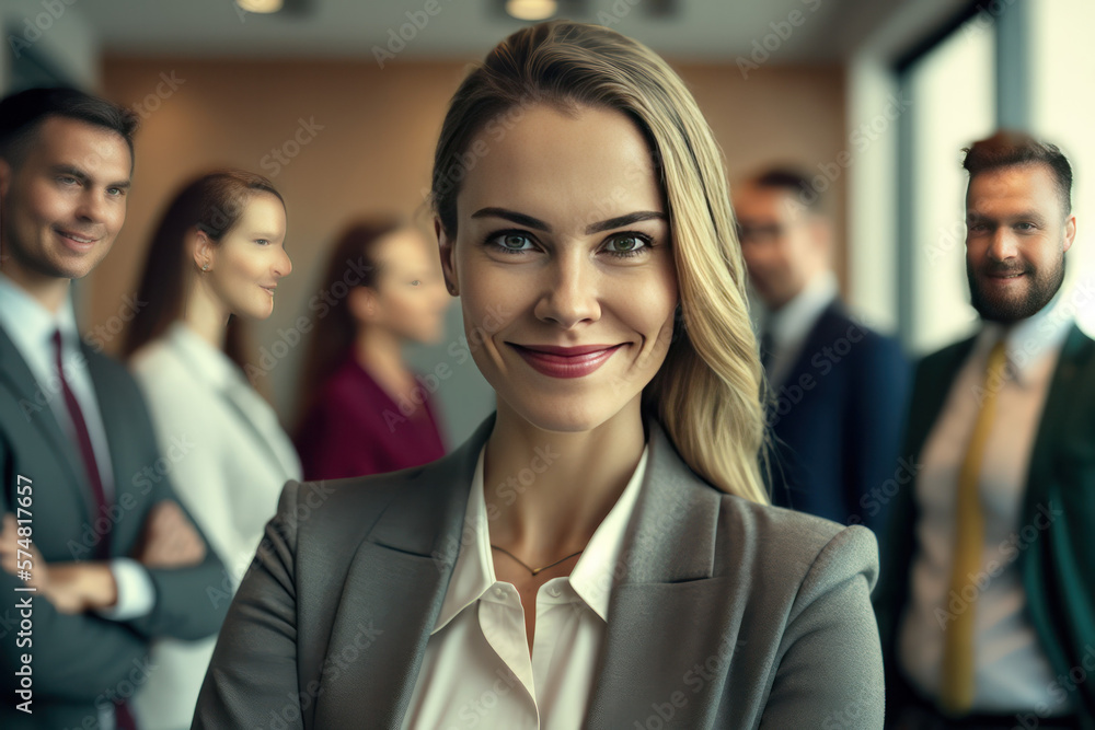 Female business lady manager (AI Generated) Female business lady manager (AI Generated)