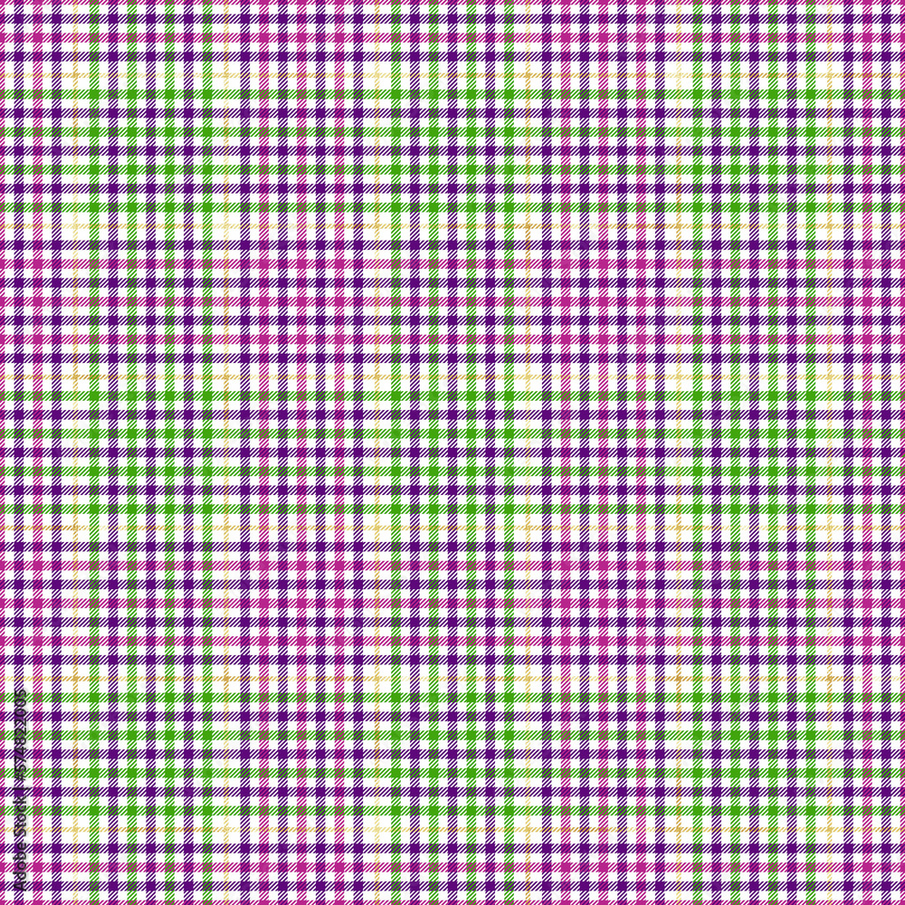 Mardi Gras Plaid Seamless Pattern - Colorful repeating pattern design Mardi Gras Plaid Seamless Pattern - Colorful repeating pattern design