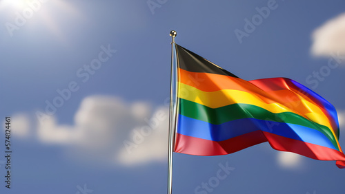 A Powerful Symbol of LGBTQ+ Rights and Unity, Generative AI