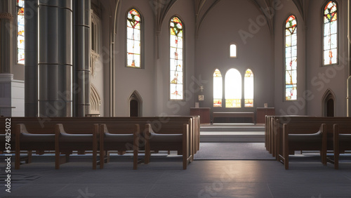 The Majesty of a Church: A Monument to Human Belief and Devotion, Generative AI