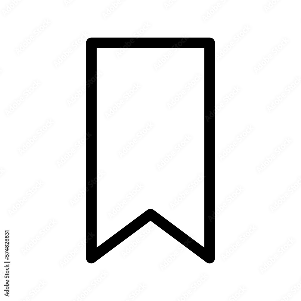 Bookmark Icon Vector Symbol Design Illustration Bookmark Icon Vector Symbol Design Illustration