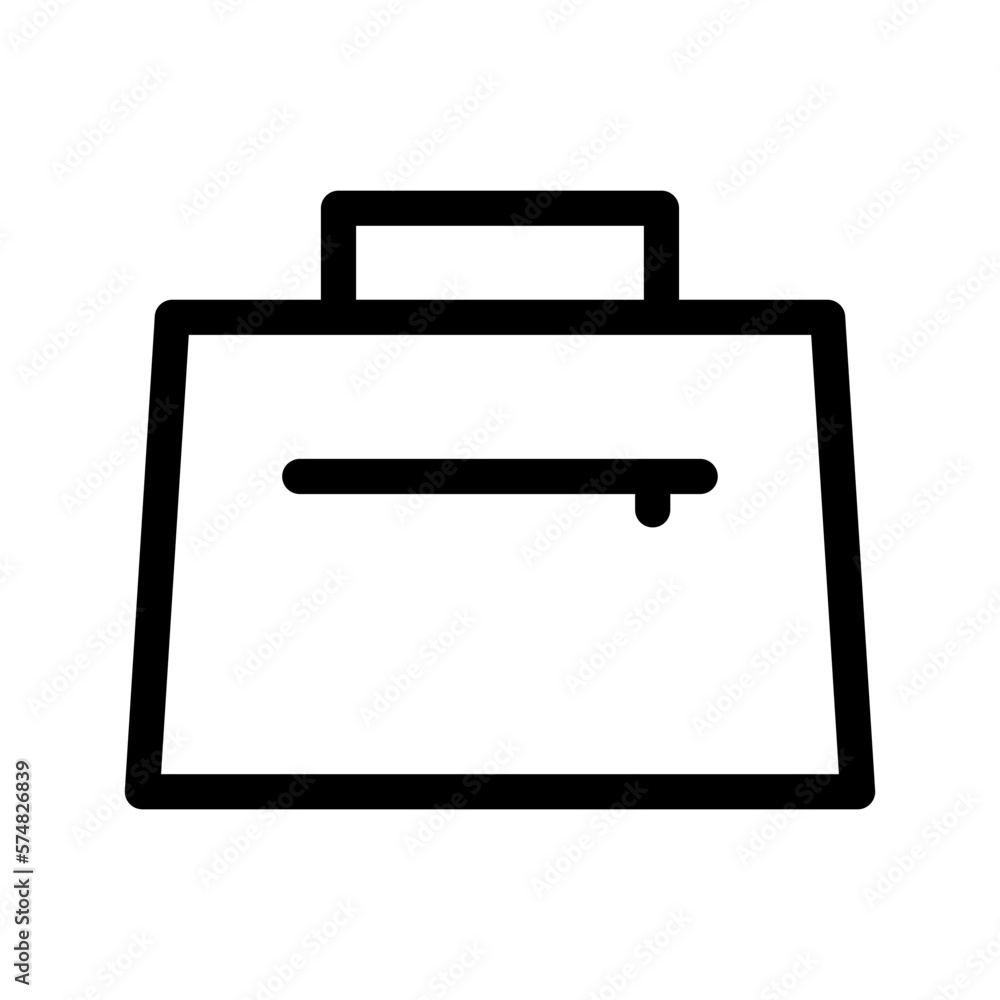 Purse Icon Vector Symbol Design Illustration Purse Icon Vector Symbol Design Illustration