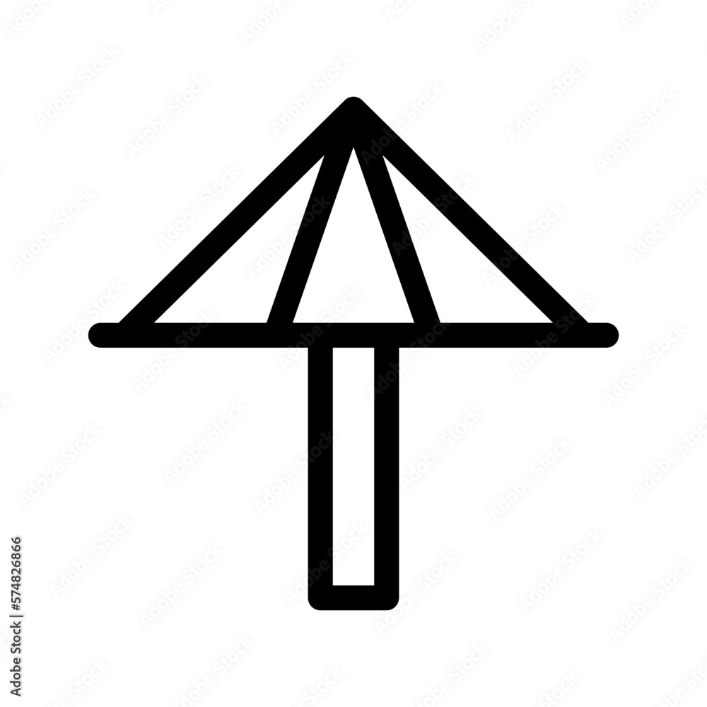 Unbrella Icon Vector Symbol Design Illustration Unbrella Icon Vector Symbol Design Illustration