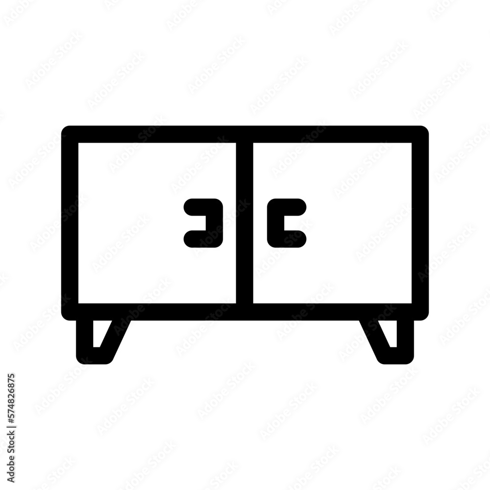 Wardrobe Icon Vector Symbol Design Illustration Wardrobe Icon Vector Symbol Design Illustration