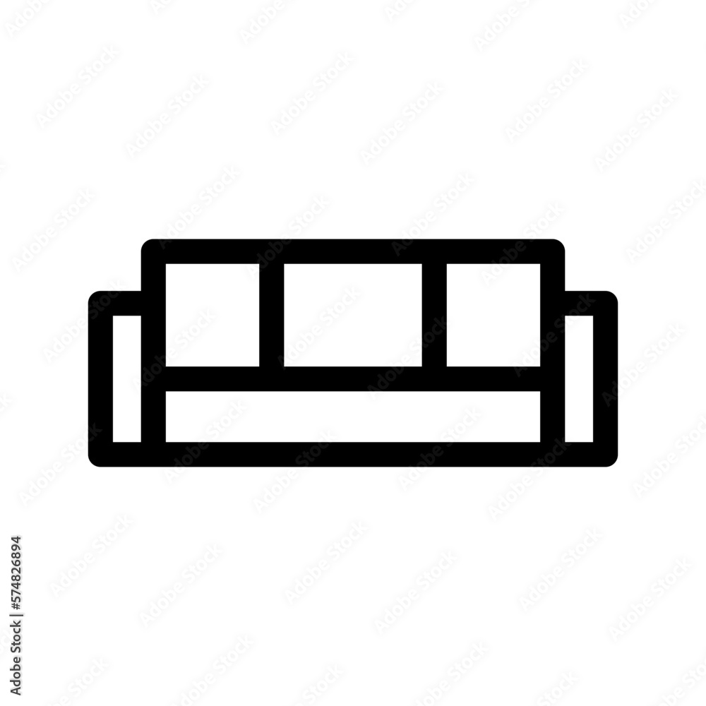 Sofa Icon Vector Symbol Design Illustration Sofa Icon Vector Symbol Design Illustration