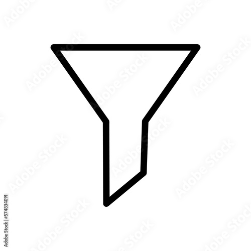 Filter icon vector trendy style illustration on white background..eps