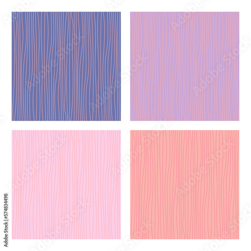 Stripes Set on colourful backgrounds