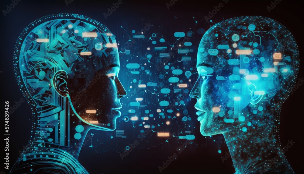 Chatgpt Concept. Chat with Artificial Intelligence. Generative AI Chatgpt Concept. Chat with Artificial Intelligence. Generative AI
